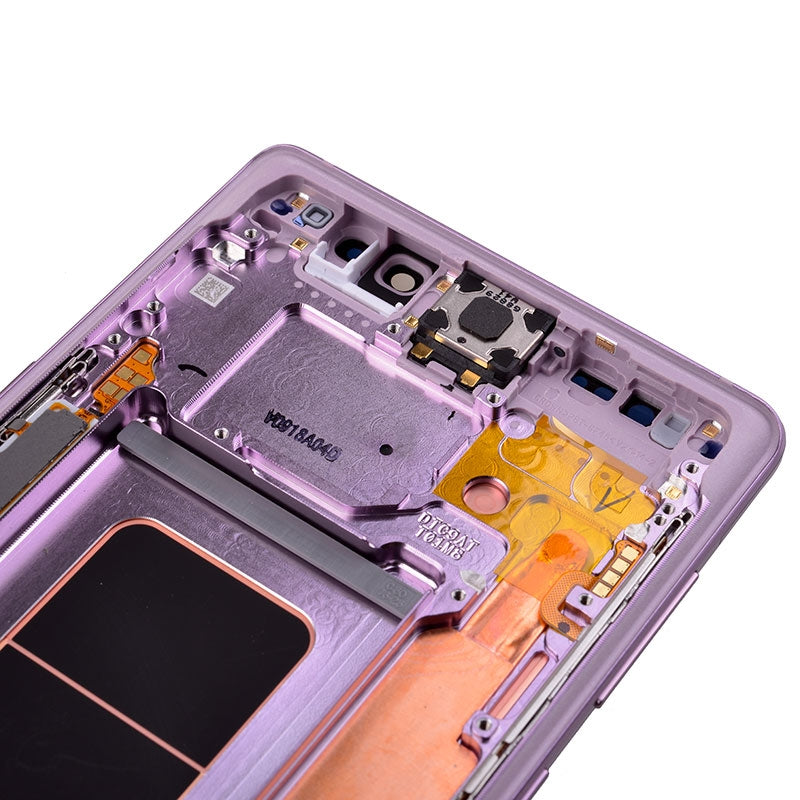OLED Screen Digitizer with Frame Replacement for Samsung Galaxy Note 9 N960 (Premium) - Lavender Purple