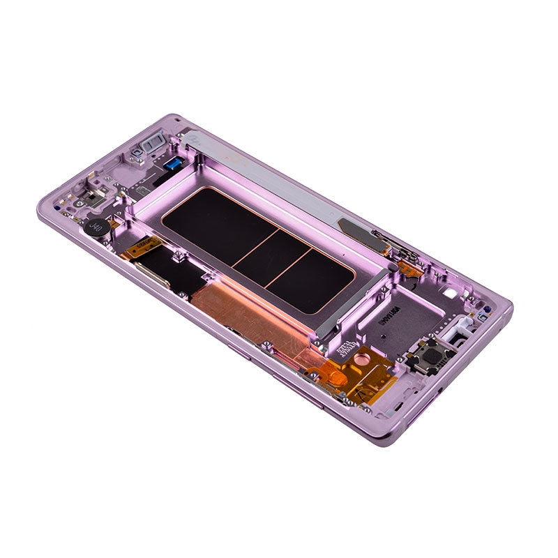 OLED Screen Digitizer with Frame Replacement for Samsung Galaxy Note 9 N960 (Premium) - Lavender Purple