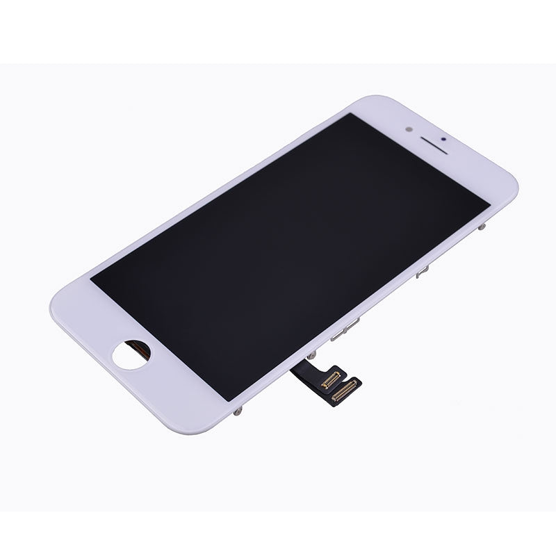 LCD Screen Display with Touch Digitizer and Back Plate Replacement for iPhone 7 (High Gamut/ Aftermarket Plus) - White