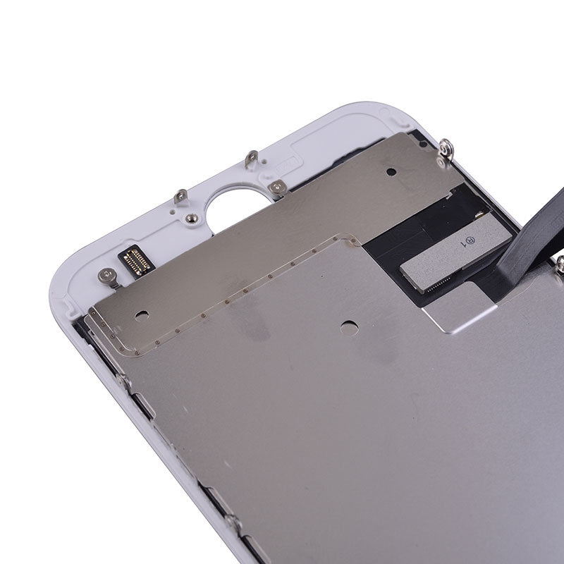 LCD Screen Display with Touch Digitizer and Back Plate Replacement for iPhone 7 (High Gamut/ Aftermarket Plus) - White