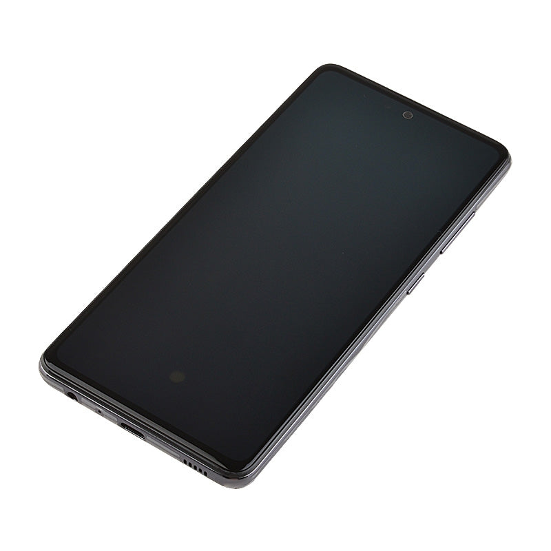 OLED Screen Digitizer Assembly With Frame for Samsung Galaxy A52 4G A525/ A52 5G (2021) A526 (Premium) - Awesome Black