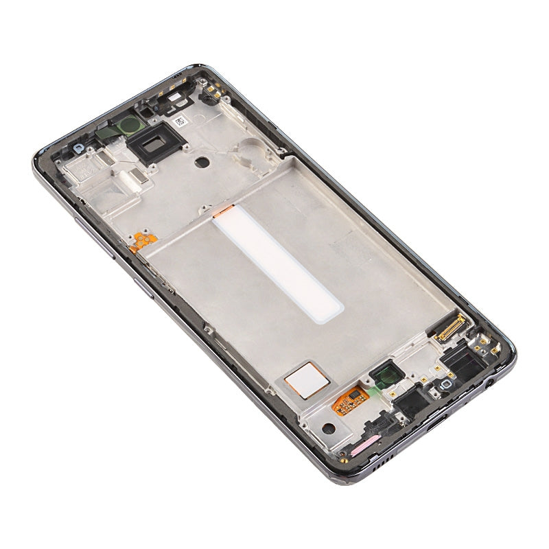 OLED Screen Digitizer Assembly With Frame for Samsung Galaxy A52 4G A525/ A52 5G (2021) A526 (Premium) - Awesome Black