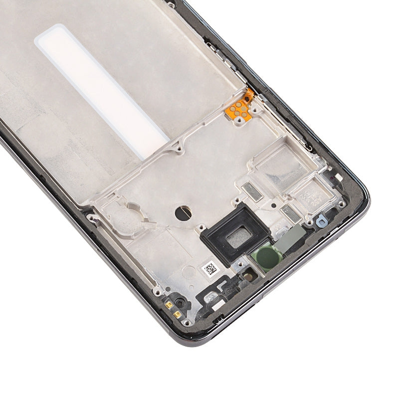 OLED Screen Digitizer Assembly With Frame for Samsung Galaxy A52 4G A525/ A52 5G (2021) A526 (Premium) - Awesome Black