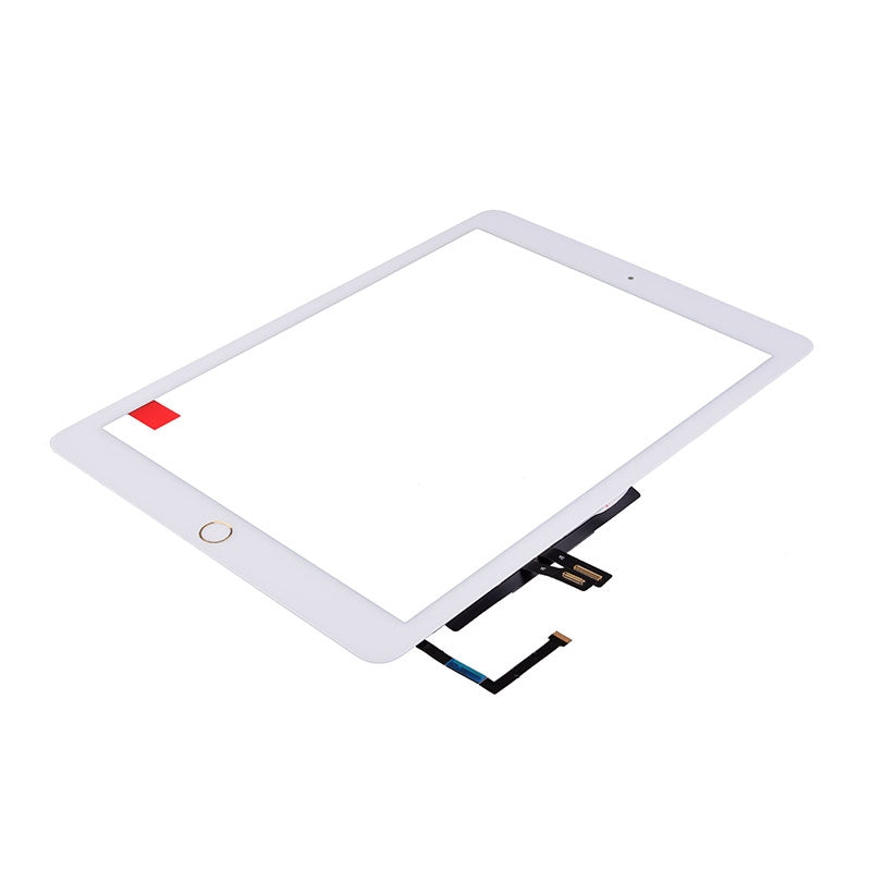 Touch Screen Digitizer With Home Button and Home Button Flex Cable for iPad 6(2018) A1893 A1954(High Quality) - Gold