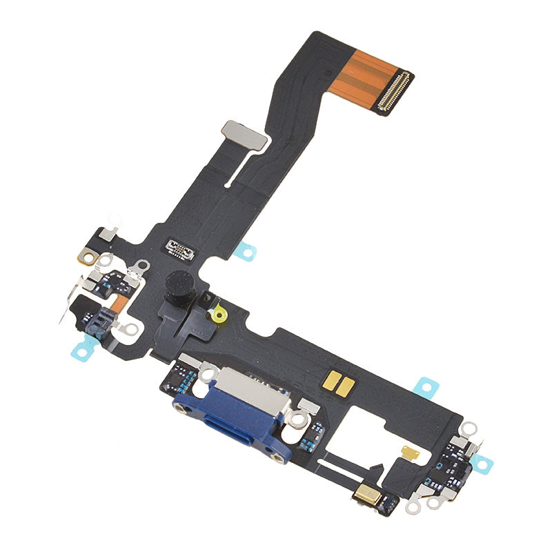 Charging Port with Flex Cable for iPhone 12 (High Quality) - Blue