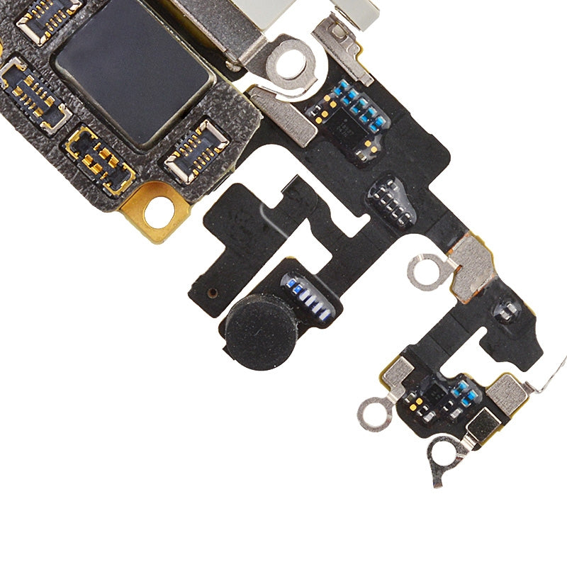 Charging Port Flex Cable with Interconnect Board for iPhone 11 Pro (High Quality) - Silver