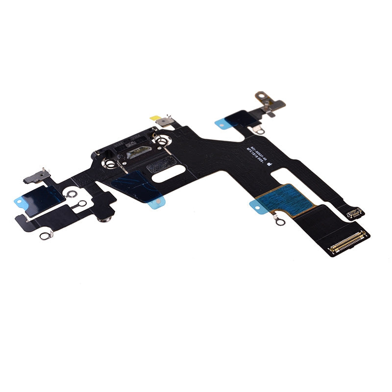 Charging Port with Flex Cable for iPhone 11 (High Quality) - Black