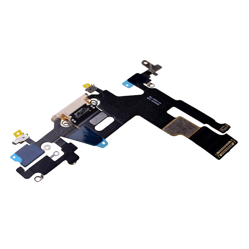 Charging Port with Flex Cable for iPhone 11 (High Quality) - White