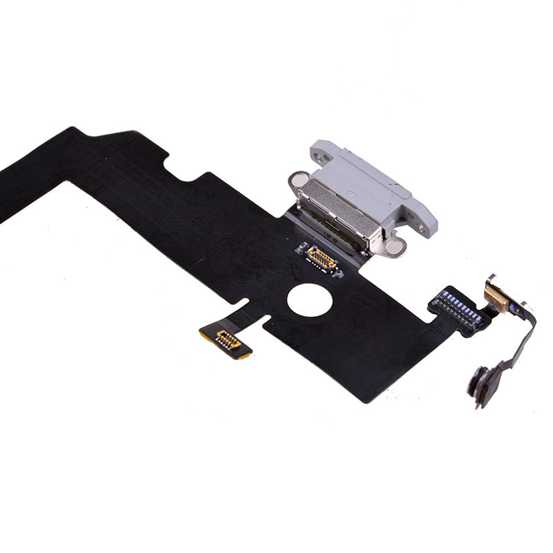 Charging Port with Flex Cable for iPhone XS Max (High Quality) - Gray