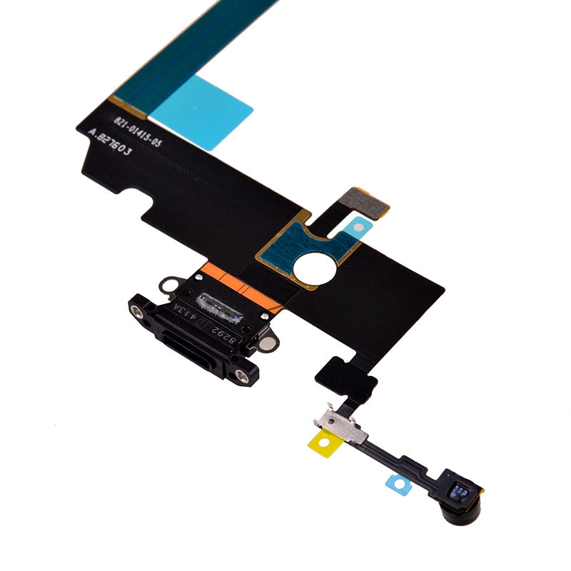 Charging Port with Flex Cable for iPhone XS Max (High Quality) - Black