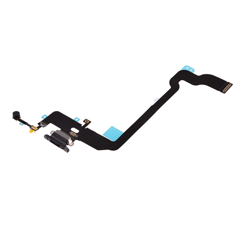 Charging Port with Flex Cable for iPhone XS (High Quality) - Black