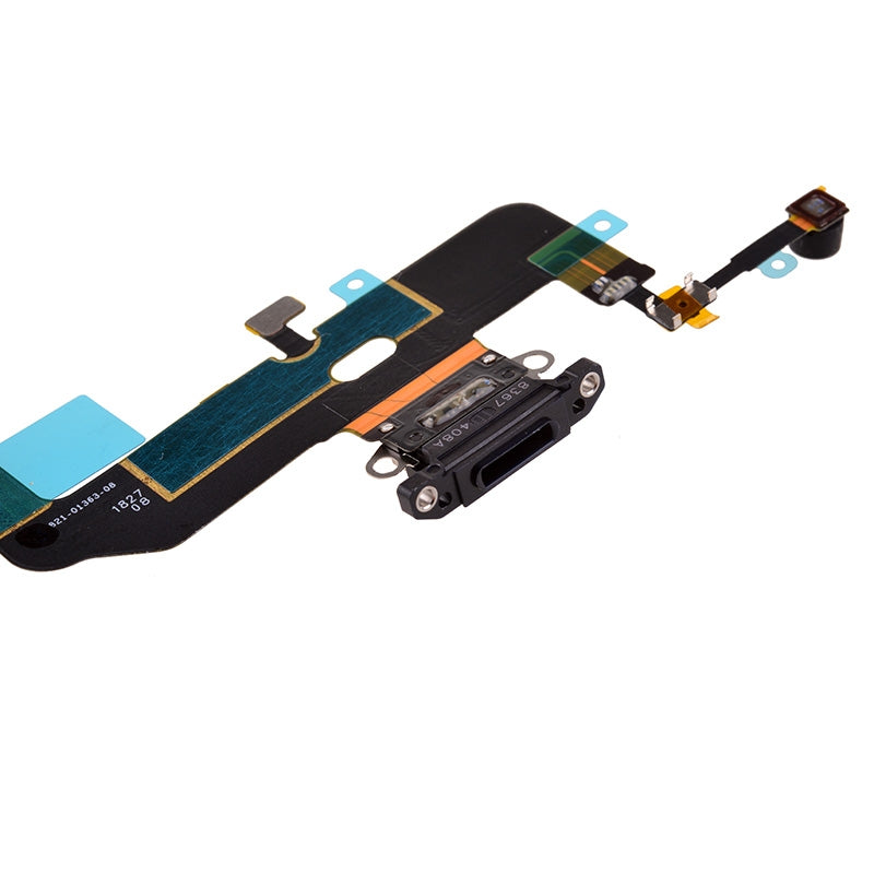 Charging Port with Flex Cable for iPhone XS (High Quality) - Black