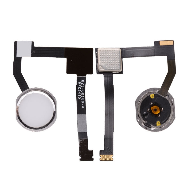 Home Button with Flex Cable Ribbon and Home Button Connector for iPad mini 4 - Silver
