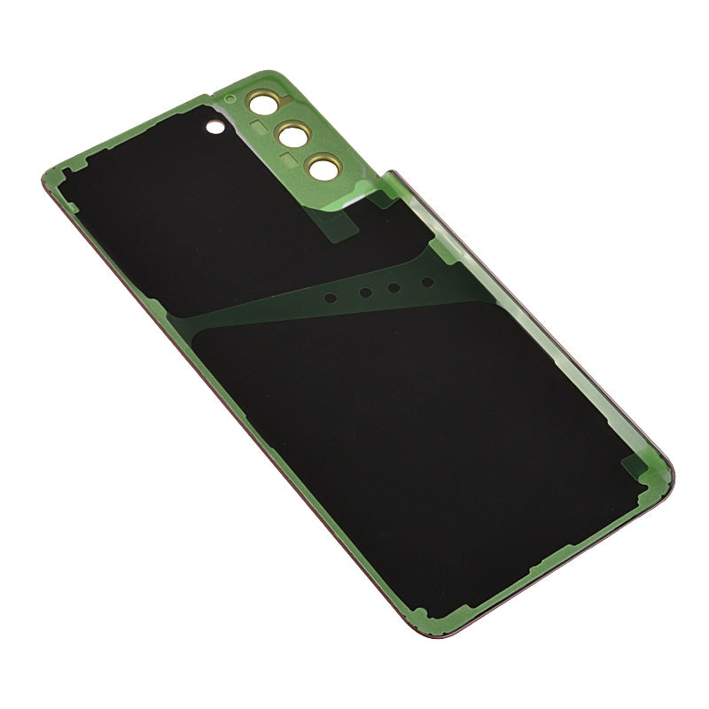 Back Cover with Camera Glass Lens and Adhesive Tape for Samsung Galaxy S21 Plus 5G G996 (for SAMSUNG) - Phantom Red