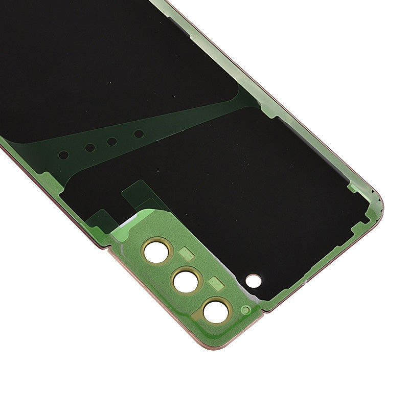 Back Cover with Camera Glass Lens and Adhesive Tape for Samsung Galaxy S21 Plus 5G G996 (for SAMSUNG) - Phantom Red