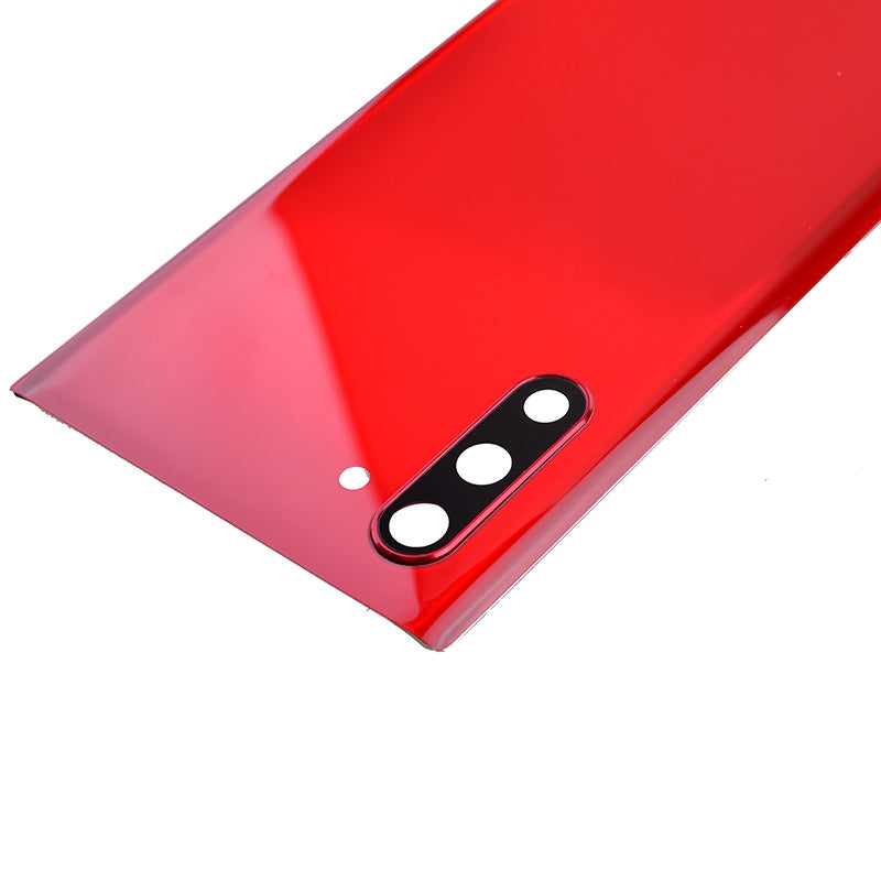 Back Cover with Camera Glass Lens and Adhesive Tape for Samsung Galaxy Note 10 N970(for SAMSUNG) - Red