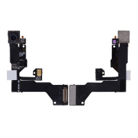 New Charging Port with Flex Cable, Headphone Jack and Microphone for iPhone 6S (High Quality) - Dark Gray