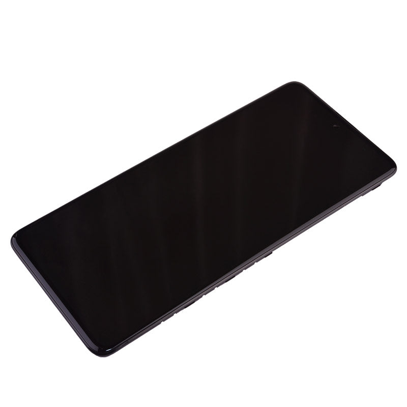 OLED Screen Digitizer Assembly With Frame for Samsung Galaxy A51 2019 A515 (Premium) - Prism Crush Black