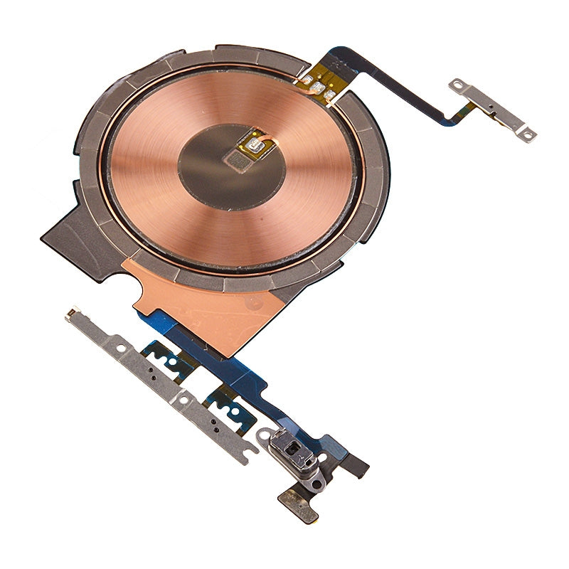 Wireless Charging Chip with Power and Volume Flex Cable for iPhone 12 Pro Max