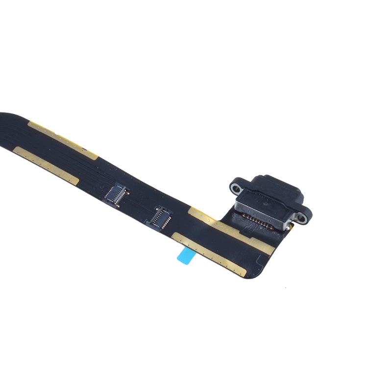 Charging Port with Flex Cable for iPad 7 (2019)/ iPad 8 (2020)/ iPad 9 2021 - Black