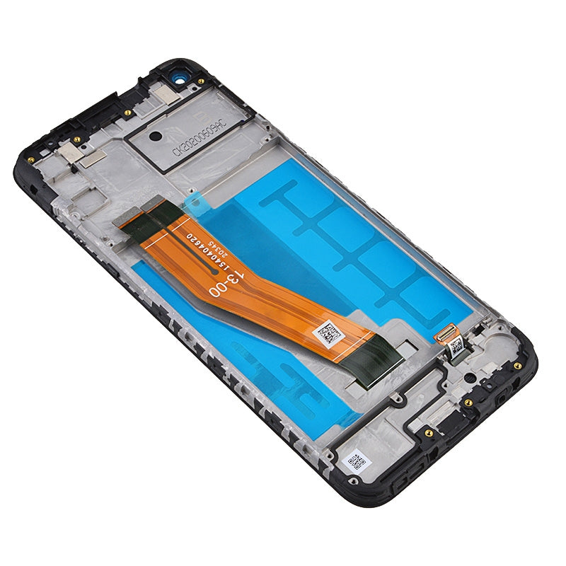 LCD Screen Digitizer Assembly With Frame for Samsung Galaxy A11(2020) A115U (for America Version) (Size 161.5mm) - Black