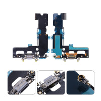 Charging Port with Flex Cable, Mic and Signal Antenna Cable for iPhone 7 Plus (High Quality) (for Gold/Rose Gold) - White