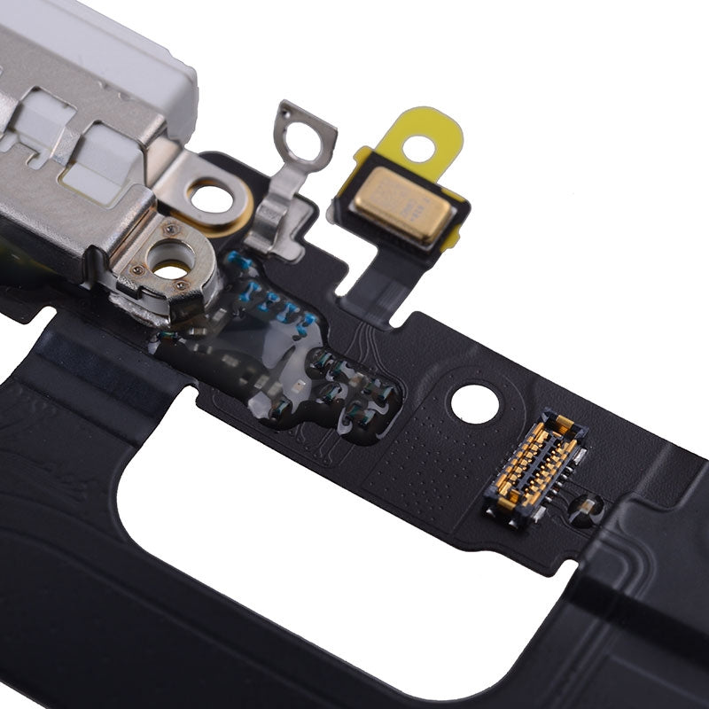 Charging Port with Flex Cable, Mic and Signal Antenna Cable for iPhone 7 Plus (High Quality) (for Gold/Rose Gold) - White