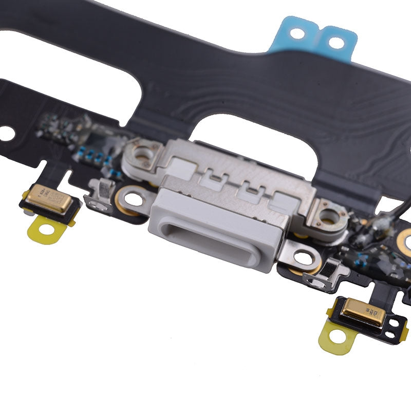 Charging Port with Flex Cable, Mic and Signal Antenna Cable for iPhone 7 Plus (High Quality) (for Gold/Rose Gold) - White