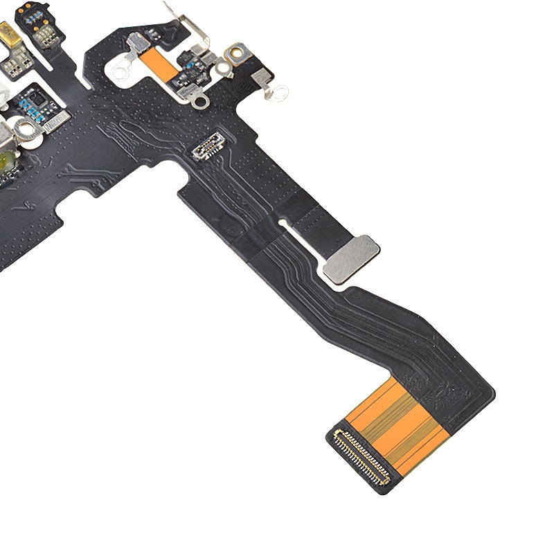 Charging Port with Flex Cable for iPhone 12 Pro (High Quality) - Silver