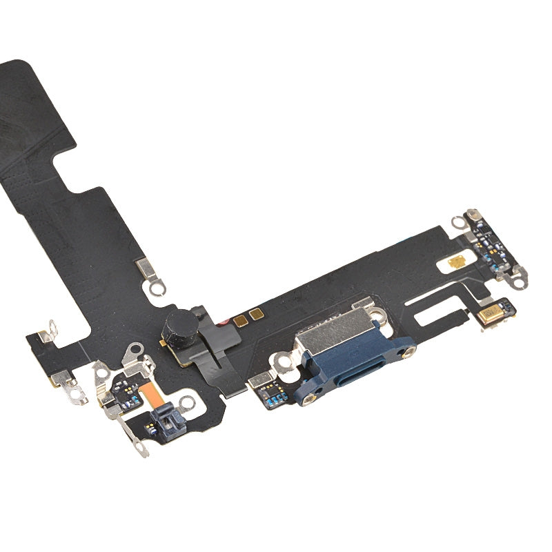Charging Port with Flex Cable for iPhone 13 (High Quality) - Midnight