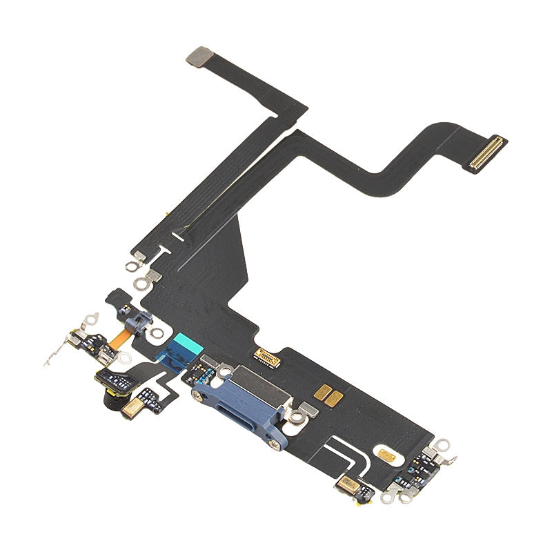 Charging Port with Flex Cable for iPhone 13 Pro (High Quality) - Sierra Blue