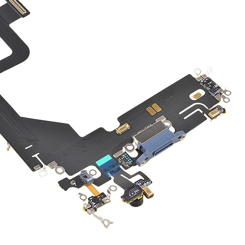 Charging Port with Flex Cable for iPhone 13 Pro (High Quality) - Sierra Blue