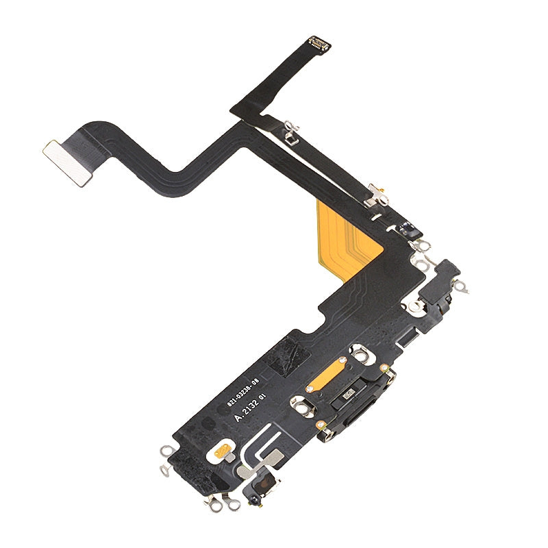 Charging Port with Flex Cable for iPhone 13 Pro (High Quality) - Graphite