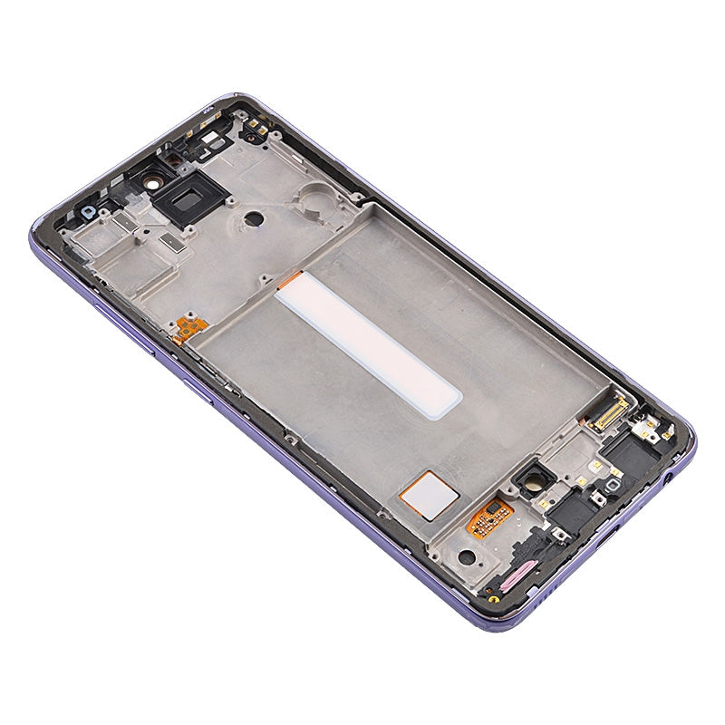 OLED Screen Digitizer Assembly With Frame for Samsung Galaxy A52 4G A525/ A52 5G (2021) A526 (Premium) - Awesome Violet
