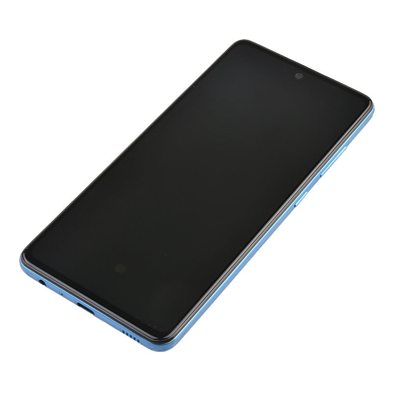 OLED Screen Digitizer Assembly With Frame for Samsung Galaxy A52 4G A525/ A52 5G (2021) A526 (Premium) - Awesome Blue