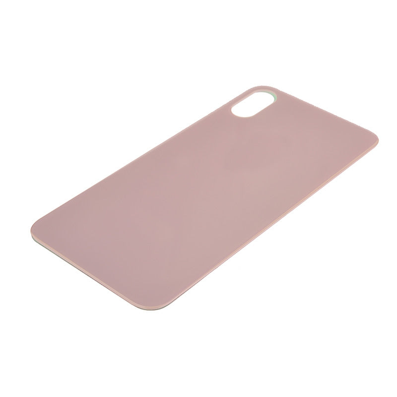 Back Glass Cover with Adhesive for iPhone XS - Gold(No Logo/ Big Hole)