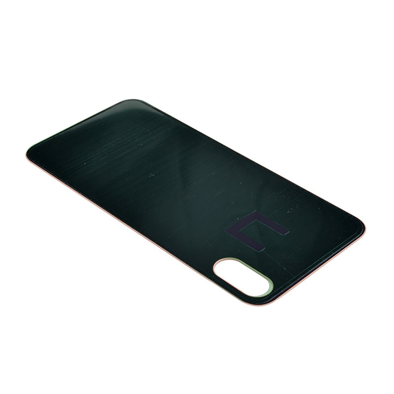 Back Glass Cover with Adhesive for iPhone XS - Gold(No Logo/ Big Hole)