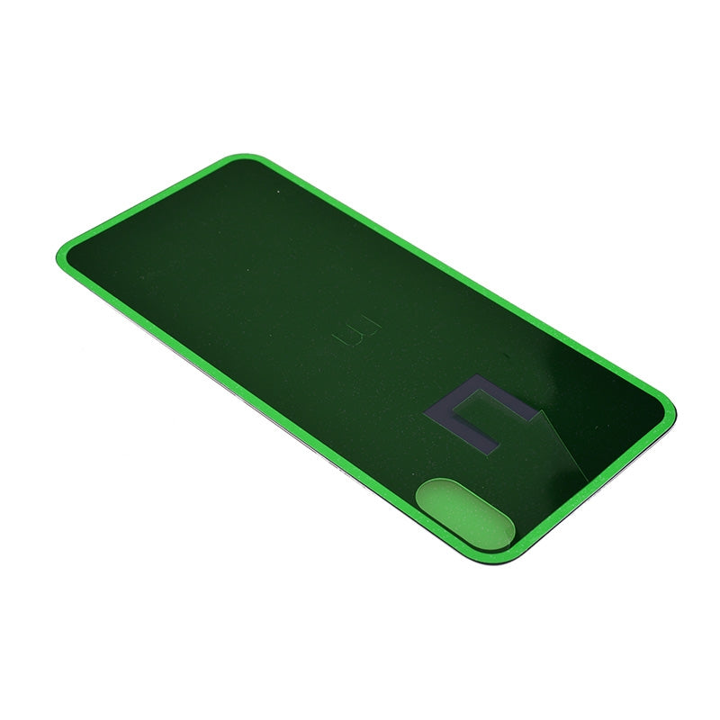 Back Glass Cover with Adhesive for iPhone XS Max - White(No Logo/ Big Hole)