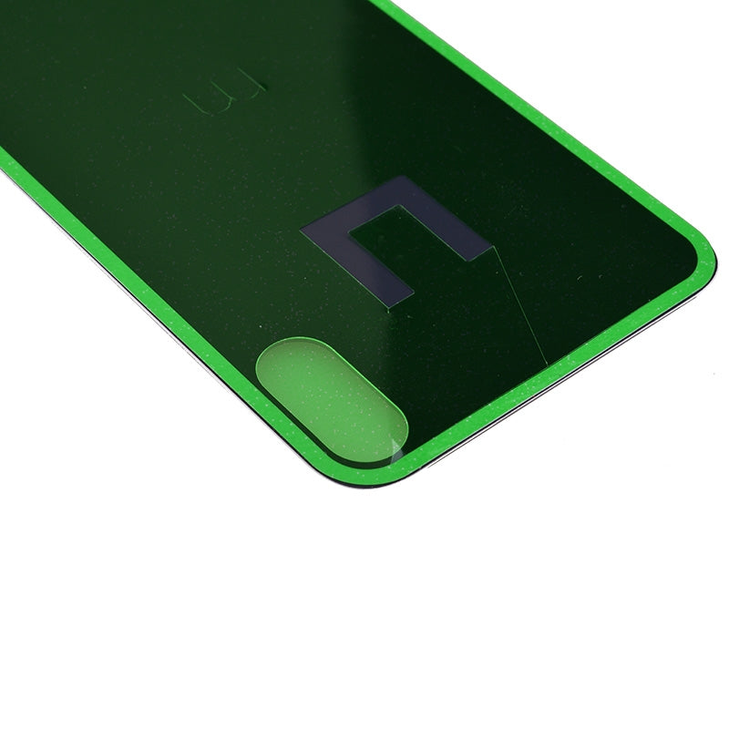 Back Glass Cover with Adhesive for iPhone XS Max - White(No Logo/ Big Hole)