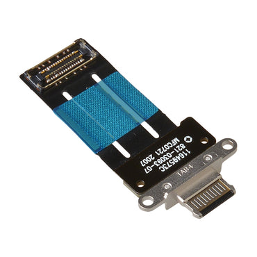 Charging Port with Flex Cable for iPad Pro 11 (2021)/ Pro 11 (2022)/ Pro 12.9 (5th Gen)/ Pro 12.9 (6th Gen) - Space Gray