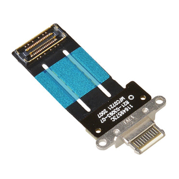 Charging Port with Flex Cable for iPad Pro 11 (2021)/ Pro 11 (2022)/ Pro 12.9 (5th Gen)/ Pro 12.9 (6th Gen) - Silver