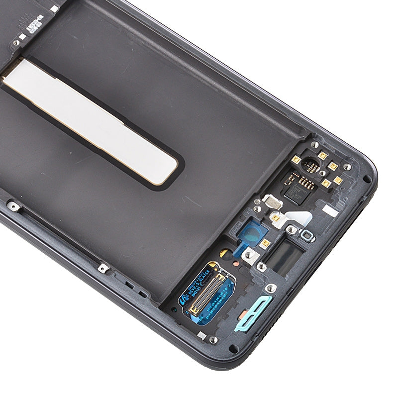 OLED Screen Digitizer Assembly with Frame for Samsung Galaxy S21 FE 5G G990 (for America Version)(Premium) - Graphite
