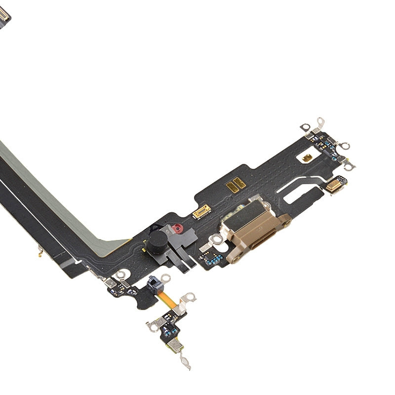 Charging Port with Flex Cable for iPhone 13 Pro Max (High Quality) - Gold