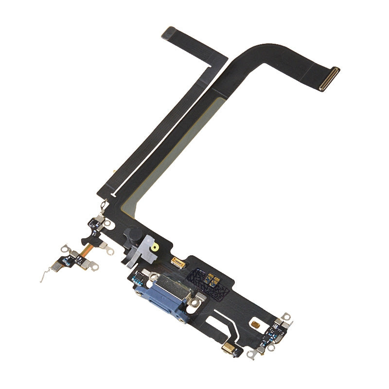Charging Port with Flex Cable for iPhone 13 Pro Max (High Quality) - Sierra Blue