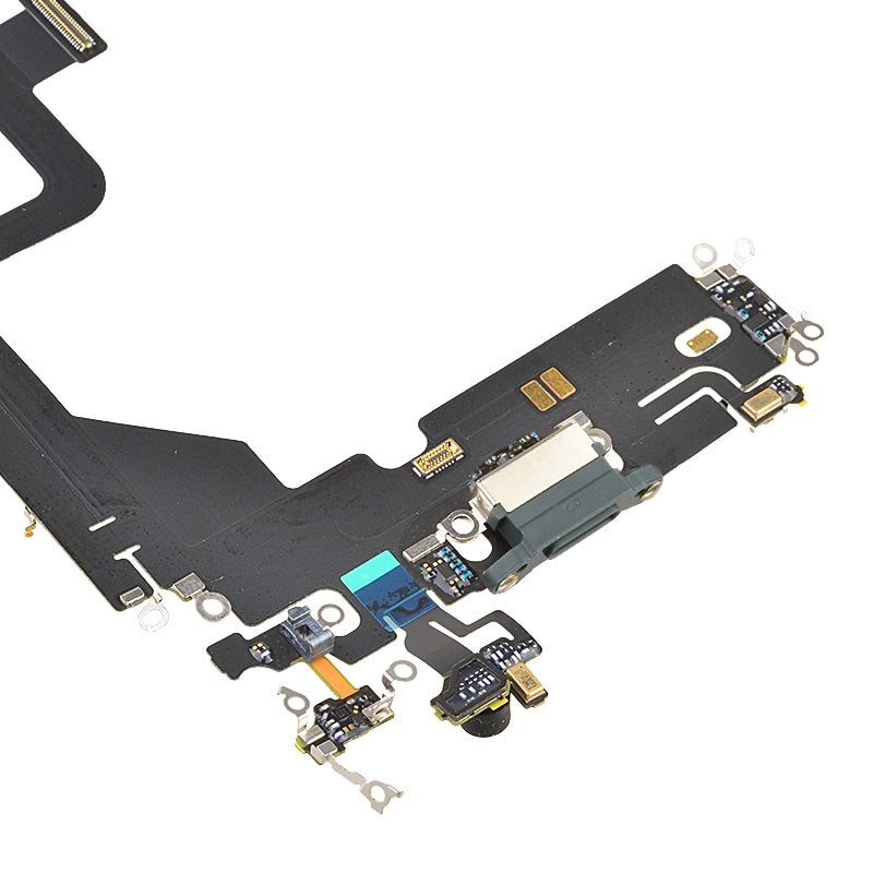 Charging Port with Flex Cable for iPhone 13 Pro (High Quality) - Green