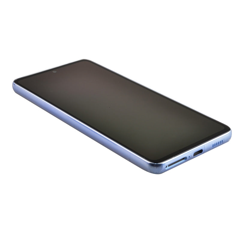 OLED Screen Digitizer Assembly With Frame for Samsung Galaxy A53 5G (2022) A536 - Blue