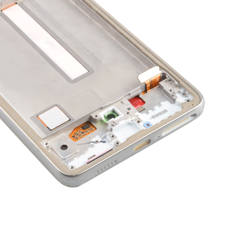 OLED Screen Digitizer Assembly With Frame for Samsung Galaxy A53 5G (2022) A536 - White