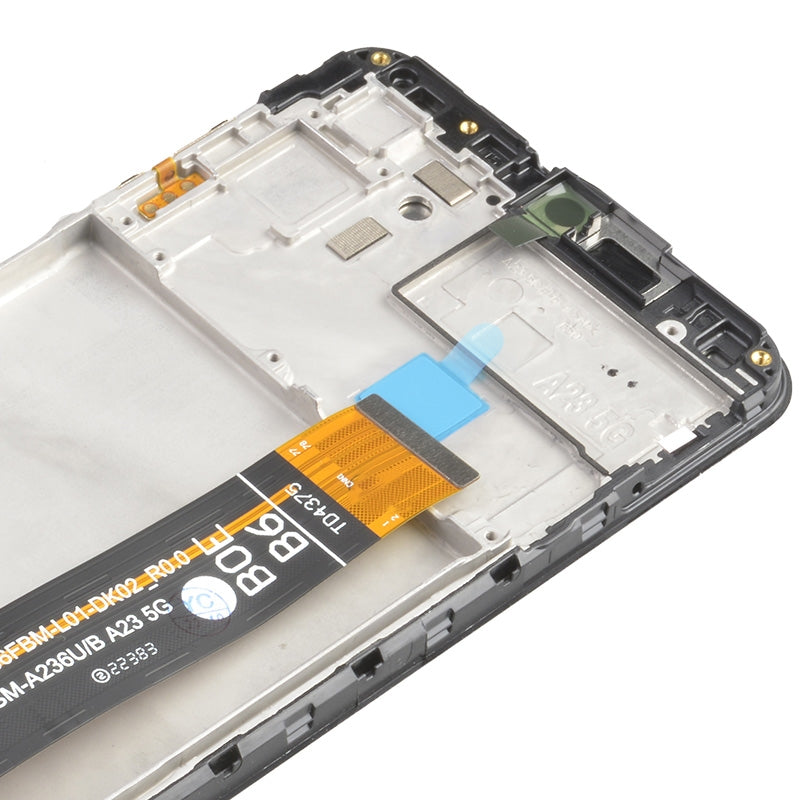 LCD Screen Digitizer Assembly with Frame for Samsung Galaxy A23 5G A236U - Black