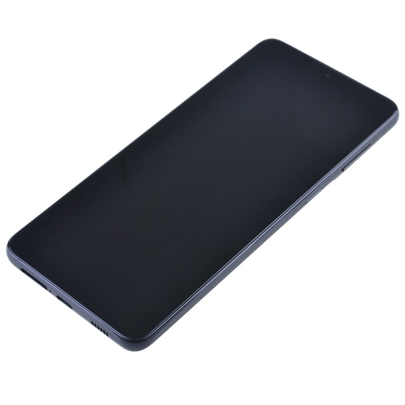 OLED Screen Digitizer Assembly Replacement with Frame for Samsung Galaxy S21 Plus 5G G996 (Premium) - Phantom Black