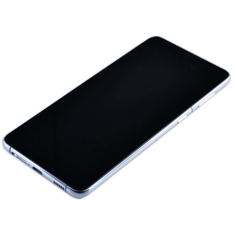 OLED Screen Digitizer Assembly with Frame for Samsung Galaxy S21 Plus 5G G996 (Premium) - Phantom Silver